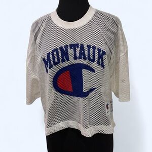 Montauk shirt Champion White Mesh Jersey